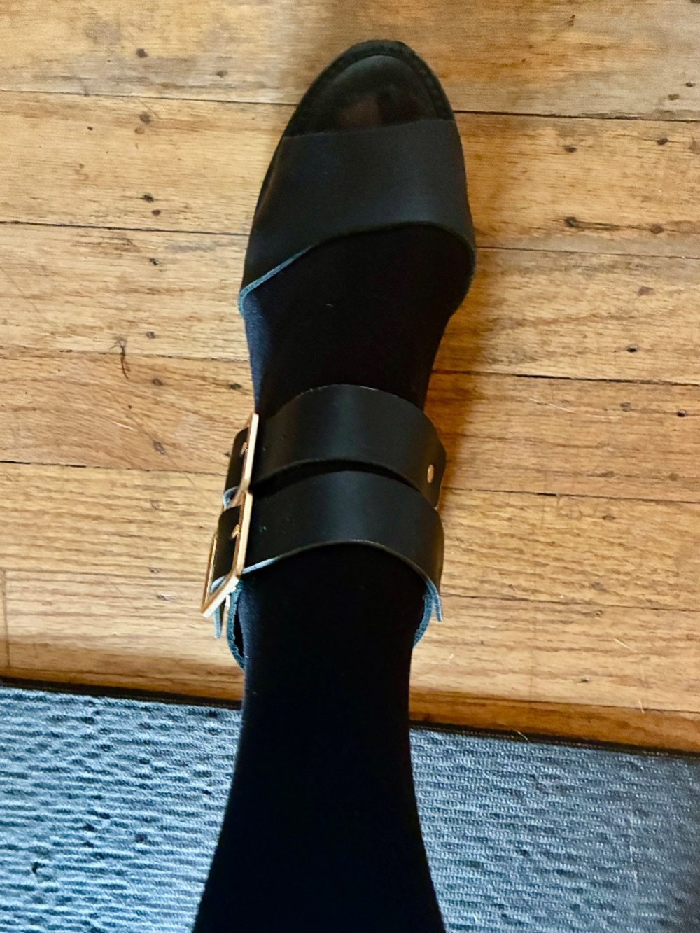 Miista Women's Patti Leather Sandals - Black size 36 /6.5 - Picture 7 of 9
